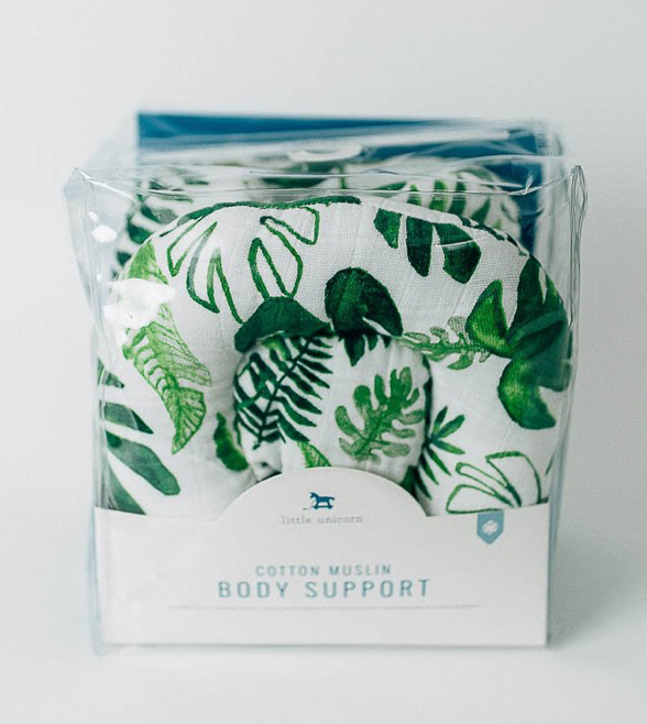 Cotton Muslin Body Support - Tropical Leaf - Pineapple Sunshine™
