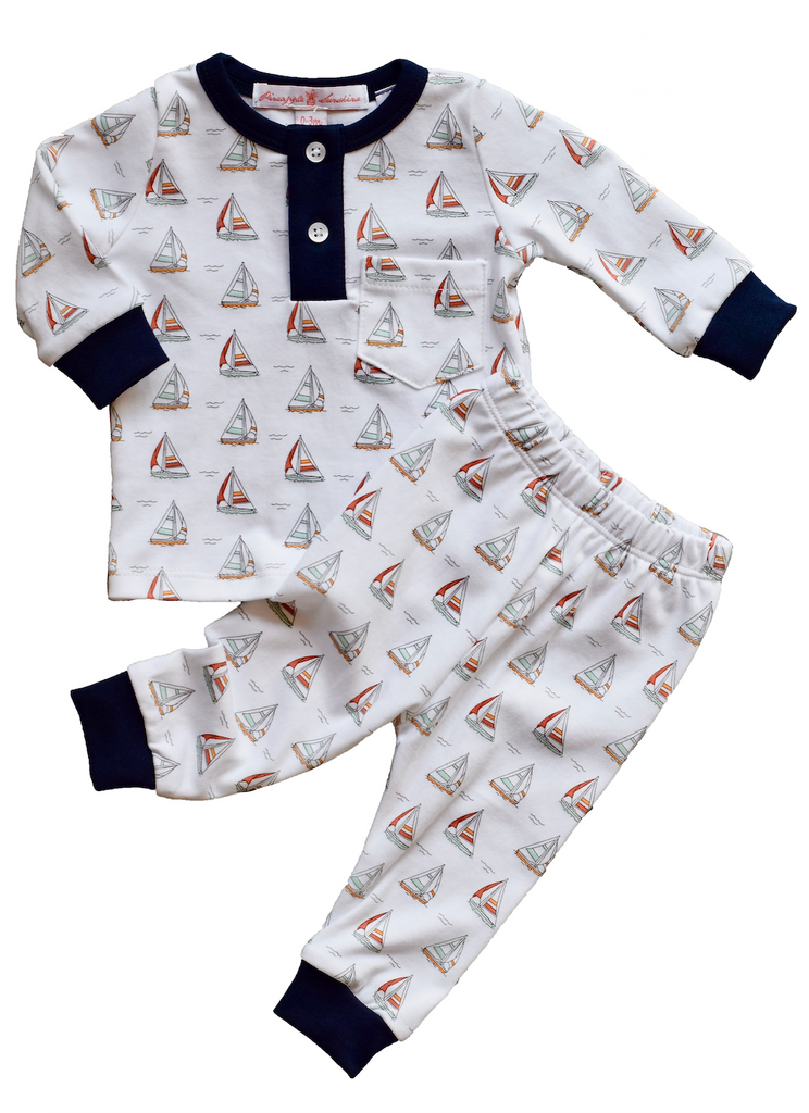 Sailboat Pajama Set - Pineapple Sunshineâ„¢