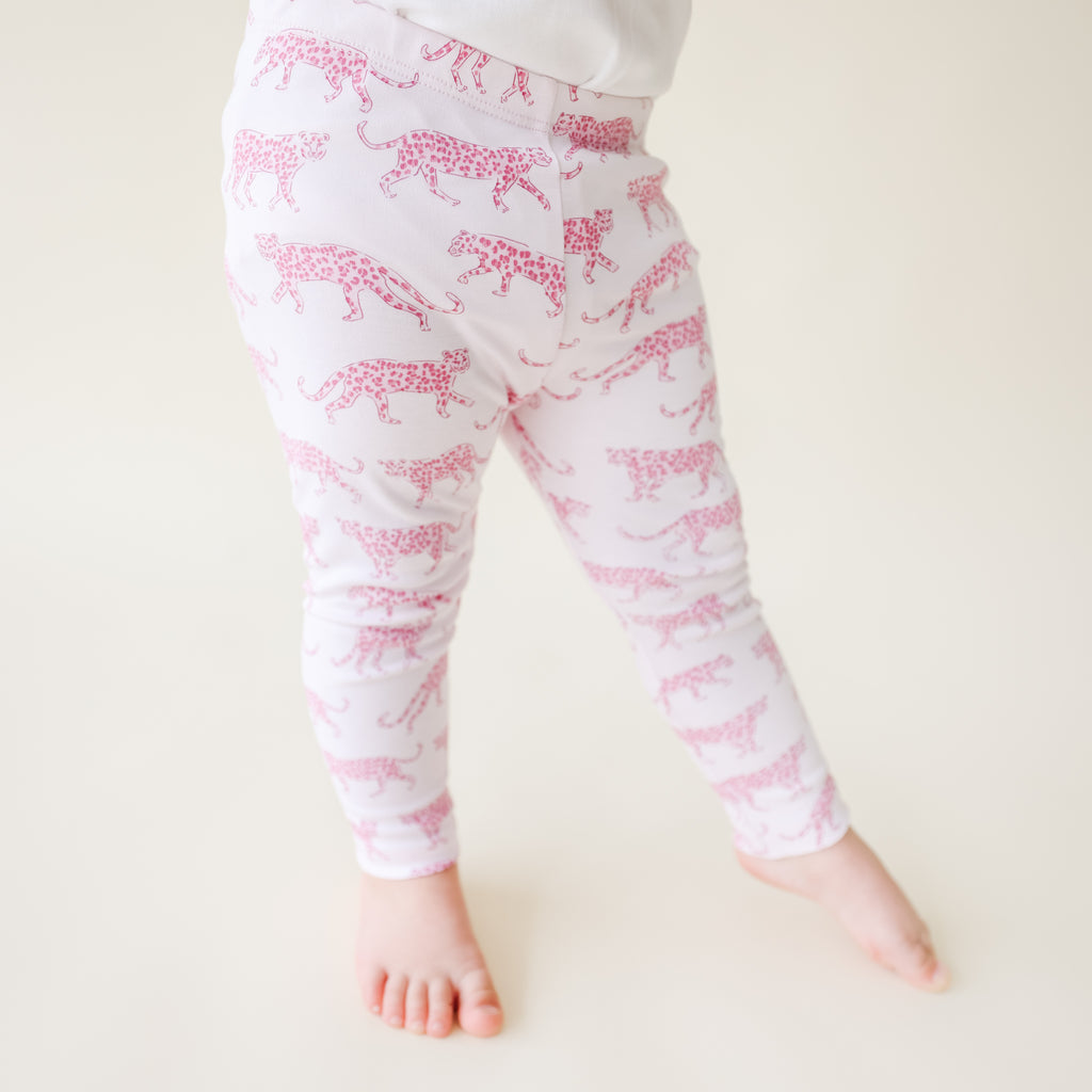Piña Colada Lucy Pink Pineapple Print Summer Leggings - Mommy