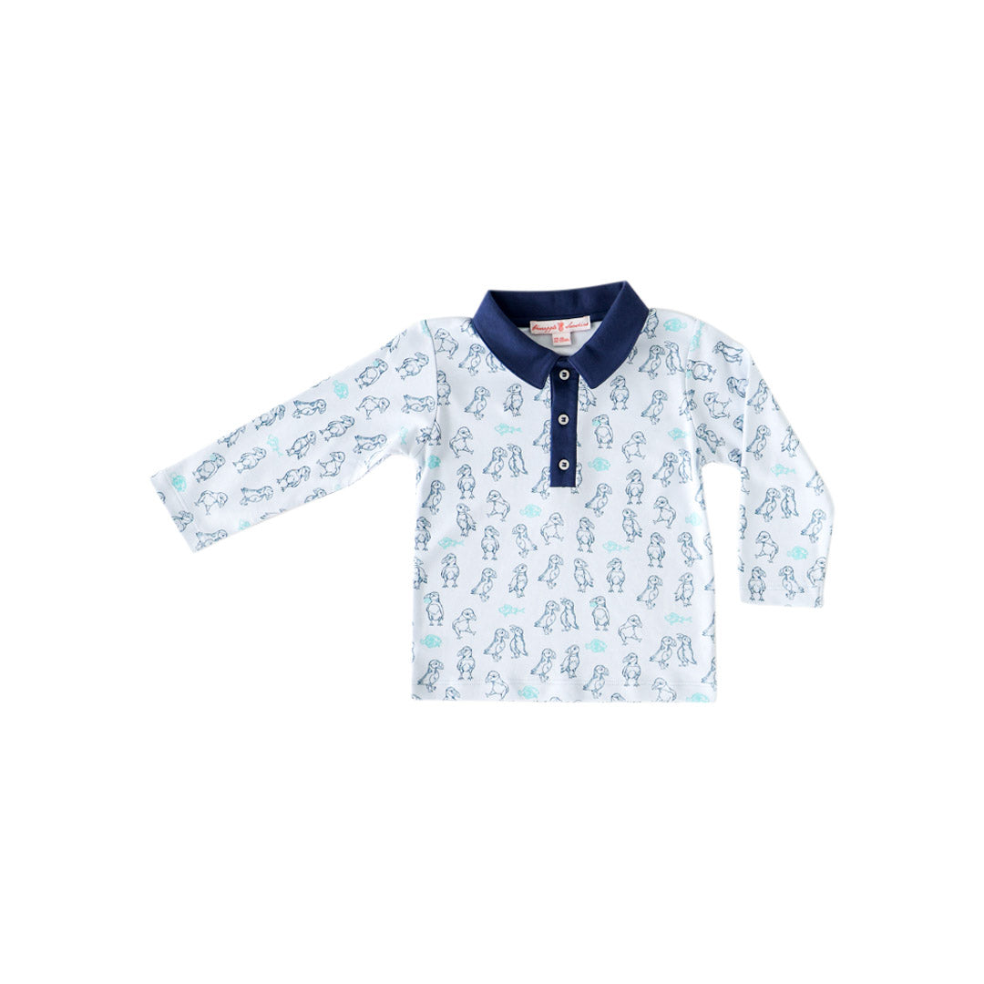 DOUBLE KNIT POLO LIGHT GREY – PHINGERIN