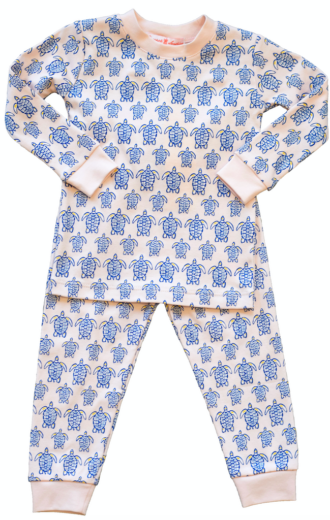 Pink Sea Turtle Pajama Set