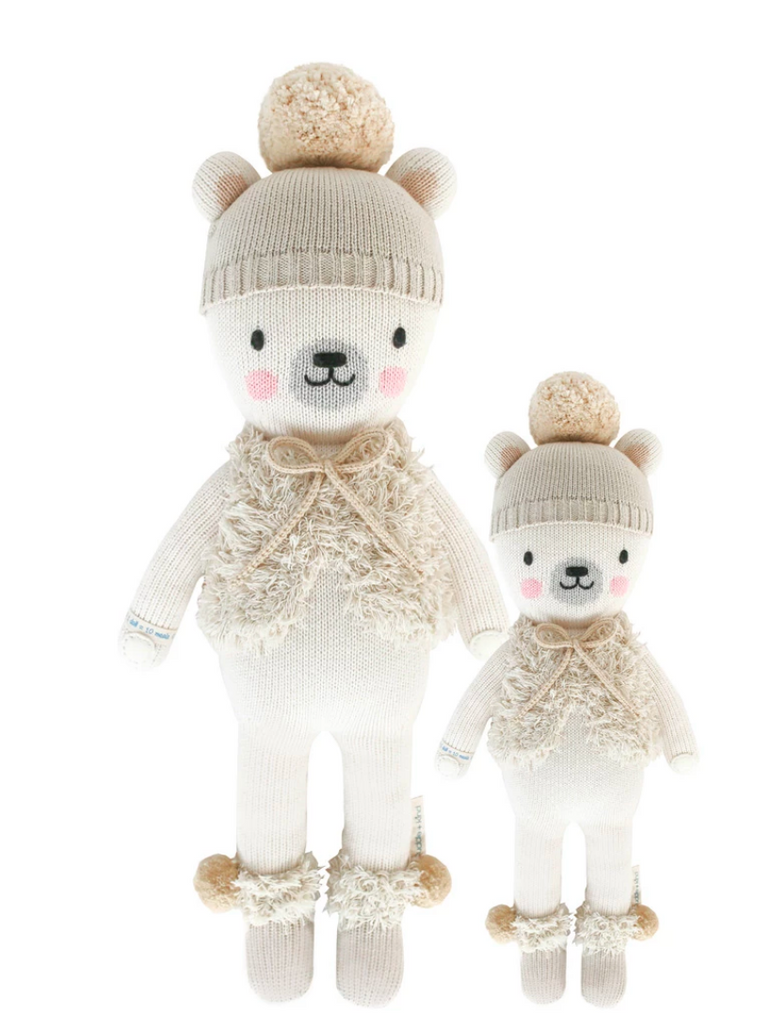 Cuddle+Kind stella the polar bear knit doll