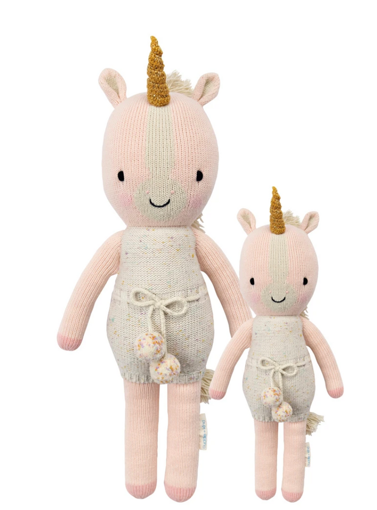 Cuddle and Kind Ella Unicorn knit doll