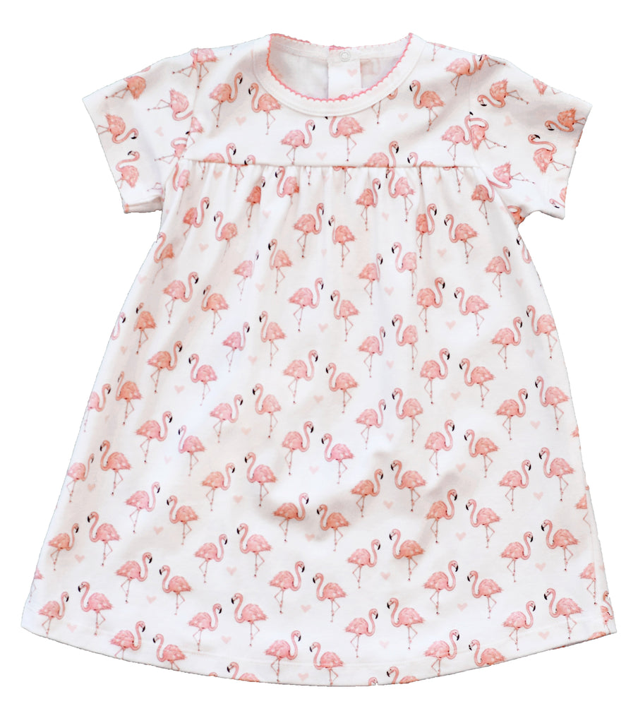 Pink Flamingo Swing Dress | Pineapple Sunshine Pink Flamingo Swing Dress | Pineapple Sunshine